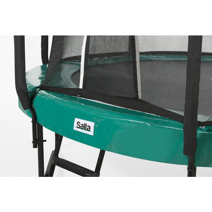 Salta 12ft Round First Class Trampoline with Enclosure