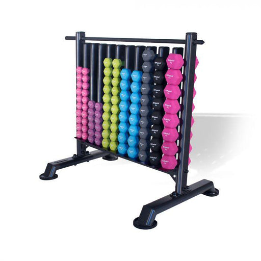 Physical Company Neo-Hex Dumbbells and Storage Rack - Best Gym Equipment