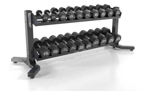 Escape 2.5-25kg SBX Dumbbell Set with Rack - Best Gym Equipment