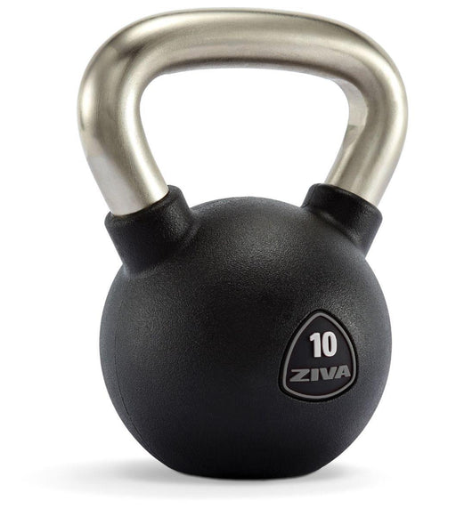 Ziva SL Rubber Kettlebell - Grey - Best Gym Equipment