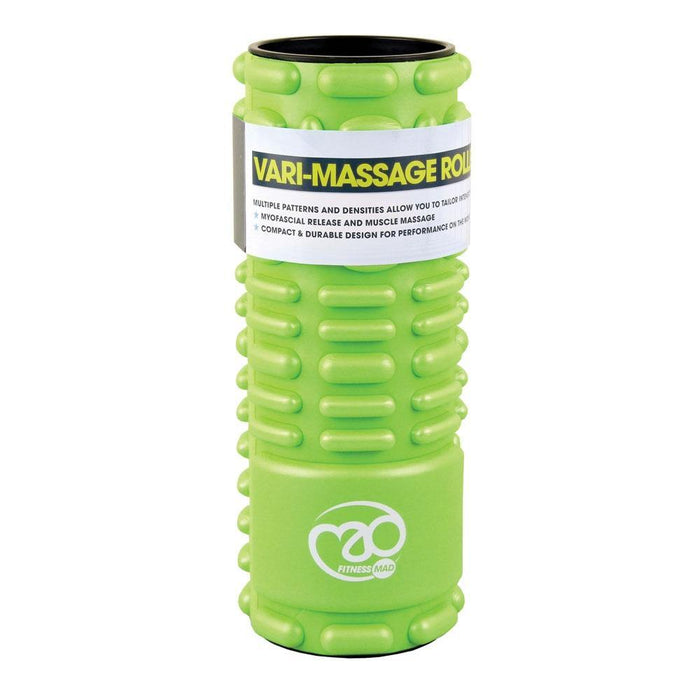 Fitness Mad Vari-Massage Foam Roller - Lime Green