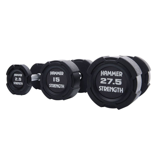 Hammer Strength Premium Rubber Dumbbells - Sets