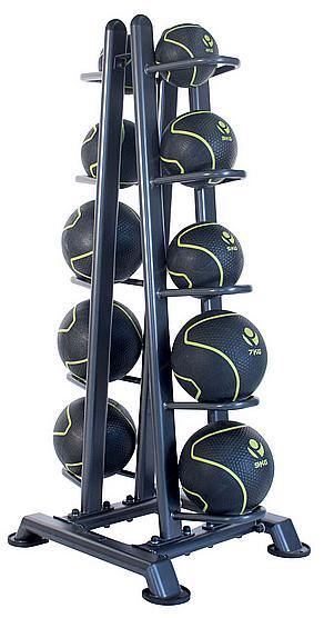 Physical Company Medicine Ball Stand (Holds up to 10 Balls) - Best Gym Equipment
