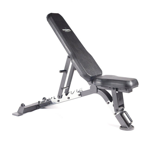 Primal Strength Commercial V2 FID Bench with Chrome Supports - Best Gym Equipment