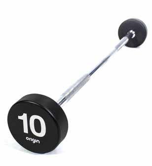 Origin UB2 Urethane Barbells Set with Rack (10-45kg) - Best Gym Equipment