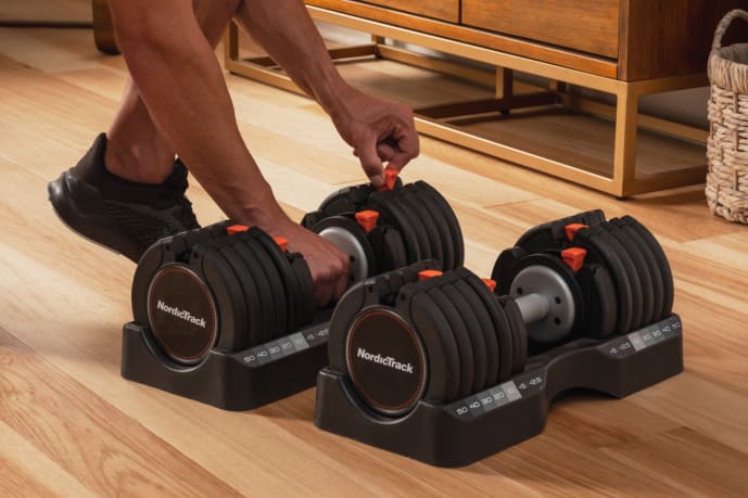 NordicTrack Select-A-Weight Dumbbells (Up to 25kg)