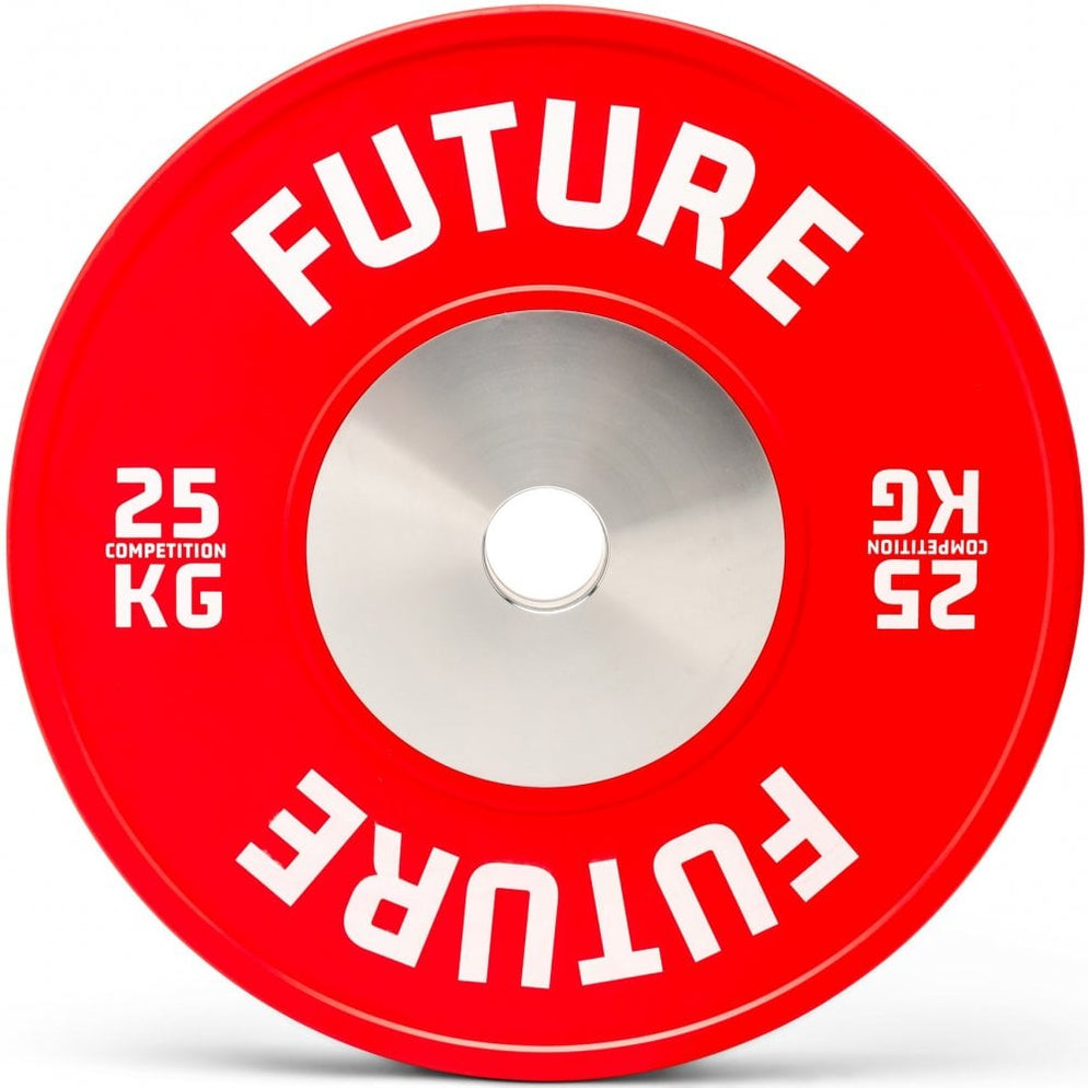 Competitive Plate Setting Future Competition Colour Coded Olympic Bumper Plate Set 150kg — Best ...
