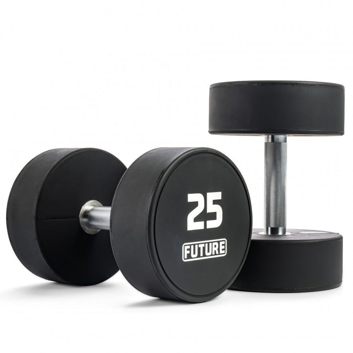 Future Premium Urethane Dumbbell Set & Rack 2.5 - 30kg