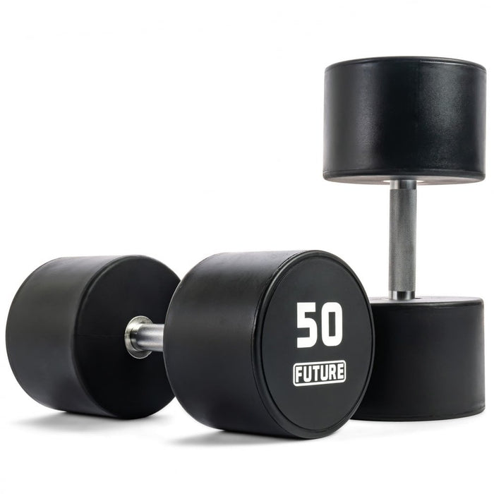 Future Premium Urethane Dumbbell Set & Racks 2.5 - 50kg