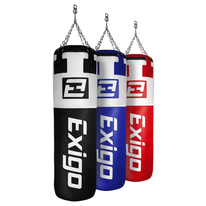 Exigo Super Pro 4ft 40kg Leather Punch Bag