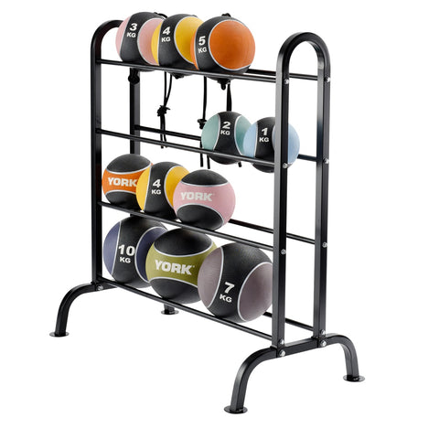York Rack Trainer York Barbell Horizontal Medicine Ball Rack — Best Gym Equipment