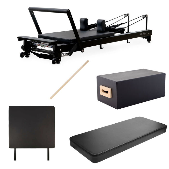 Align-Pilates C8-Pro Noir Pilates Reformer Bundle