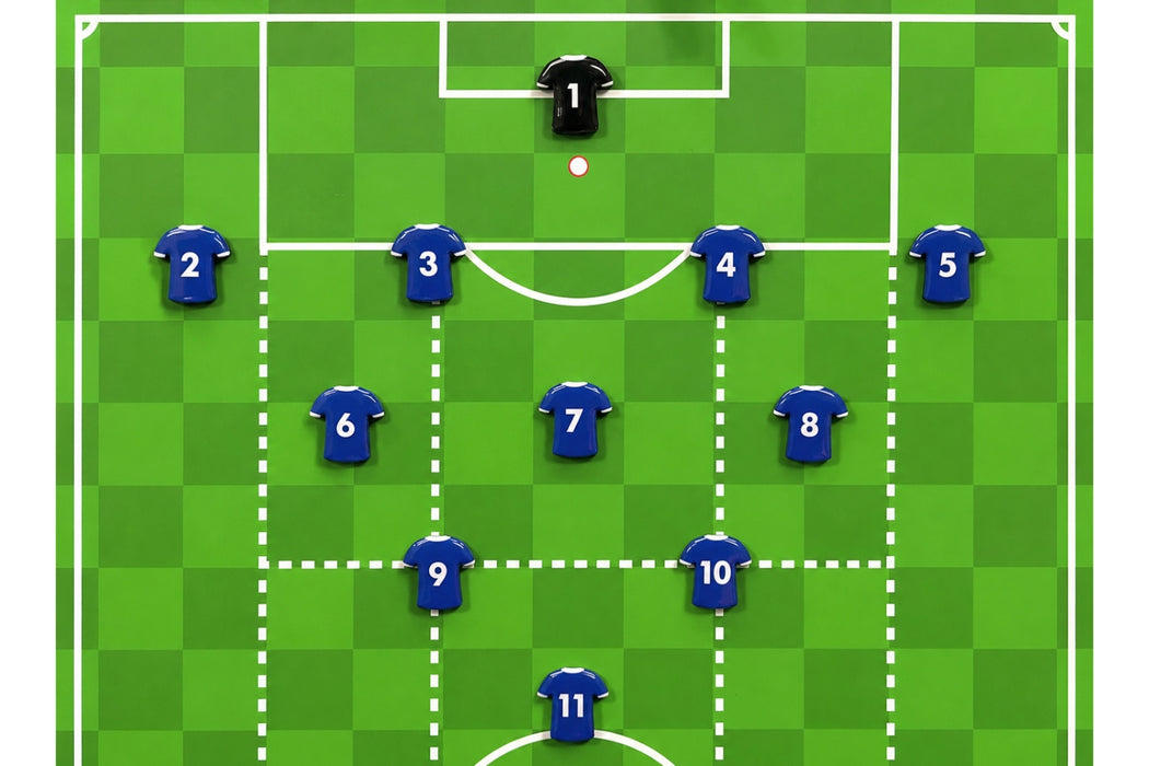 Samba Football Coaching Board Shirt Magnets Set