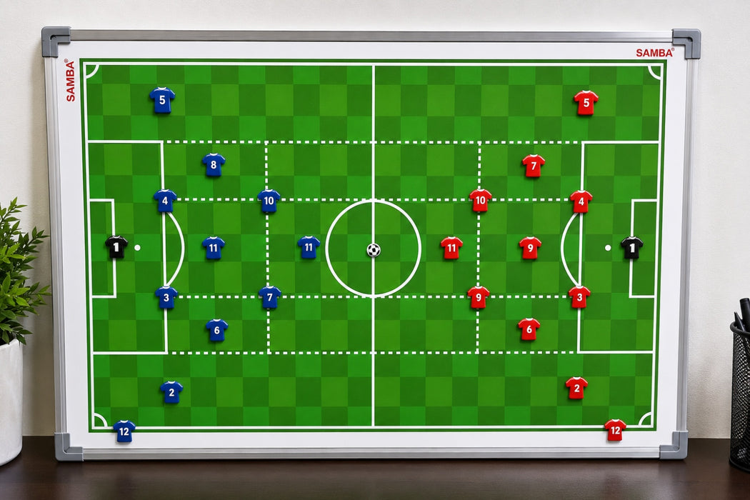 Samba Football Coaching Board Shirt Magnets Set