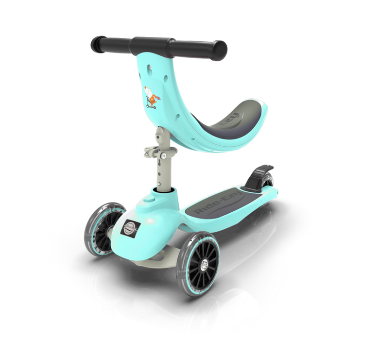 Ride-Ezy "Kick & Go" Combo Ride on & Scooter