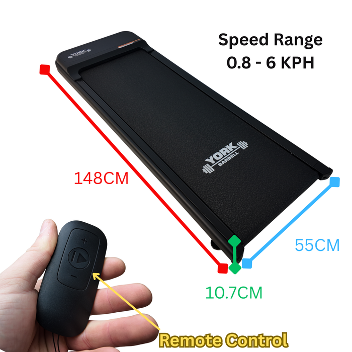 York Barbell HT1 Walking Pad Treadmill