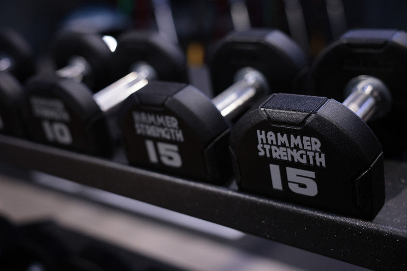 Hammer Strength Urethane Dumbbells - Pairs