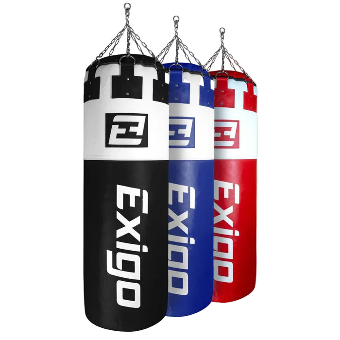Exigo Super Pro 4ft 6'' 75kg Immensus Leather Punch Bag