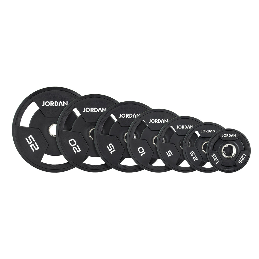 Jordan Plate Insert Jordan Urethane Tri-Grip Olympic Plates (Individual) — Best Gym Equipment
