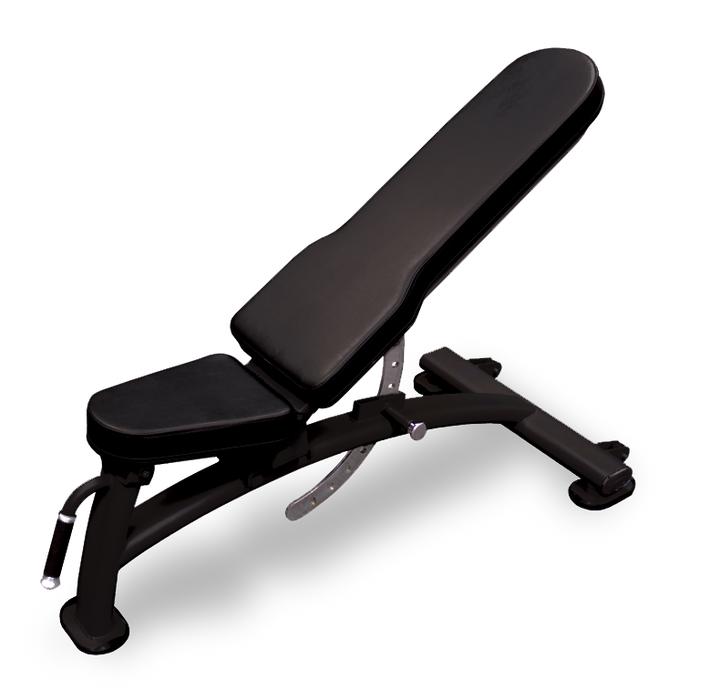 Jordan Adjustable Incline/Decline Bench (+ 85° To -10°), Black