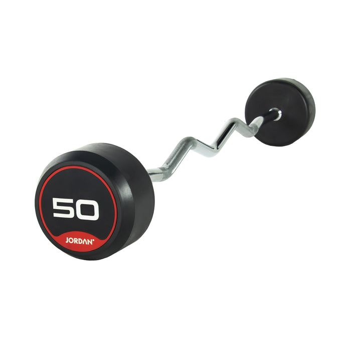 Jordan Classic Rubber Barbells - Curl Bars