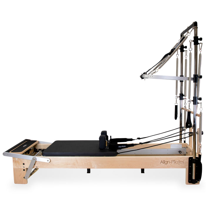 Align-Pilates M8-Pro Maple Wood Pilates Reformer with Half Cadillac