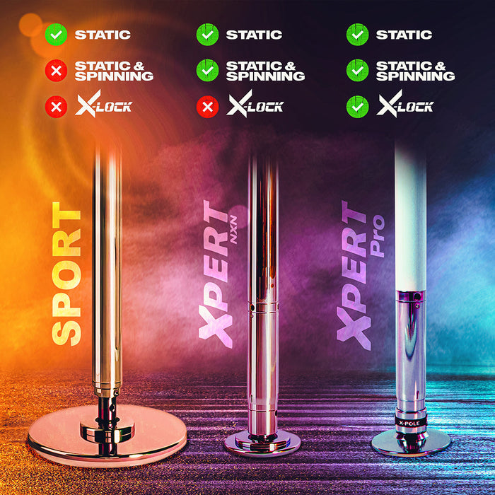 X-Pole Xpert Pro Static/Spinning Pole