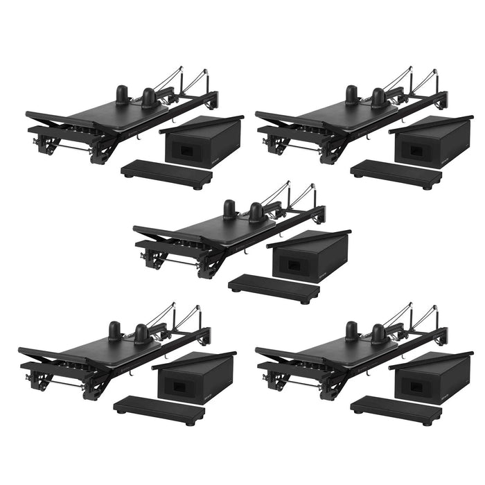 Merrithew SPX Max Reformer Bundle (Jet Black)  – Pilates Studio 5 x Pack