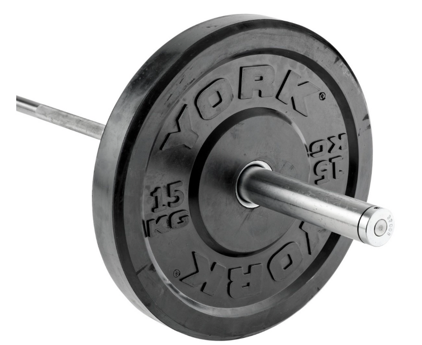 York Olympic Rubber Bumper Plate (up to 25kg) - Best Gym Equipment