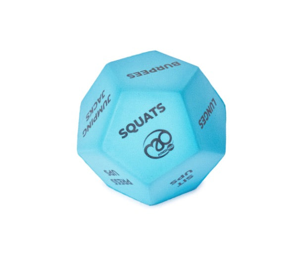 Fitness Mad 12-Sided Fitness Dice - Pair