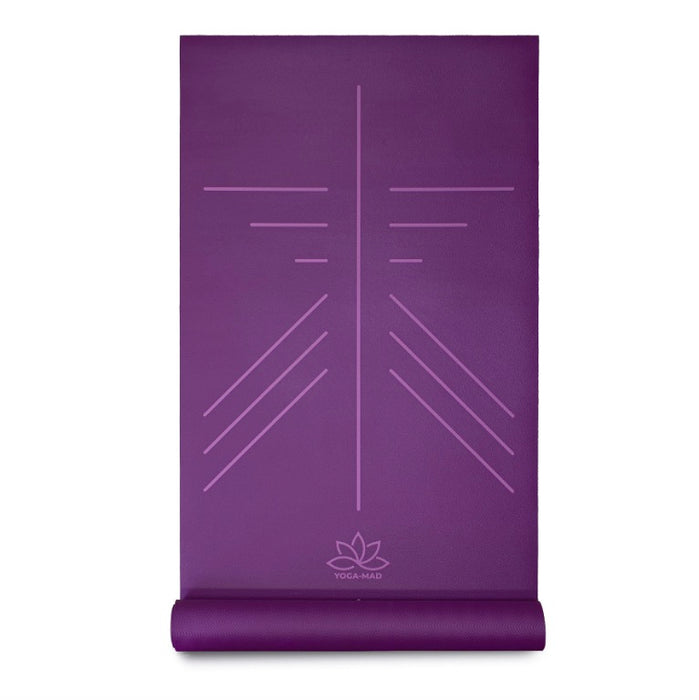Yoga Mad SureGrip Eco Alignment Yoga Mat - 4mm