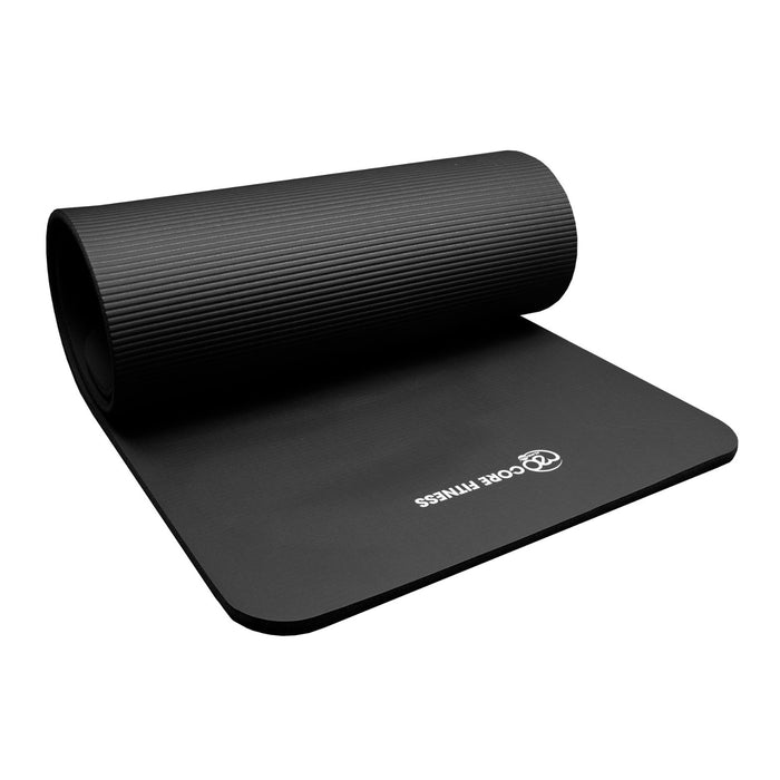 Fitness Mad Core Fitness Mat 10mm Eyelets - Black