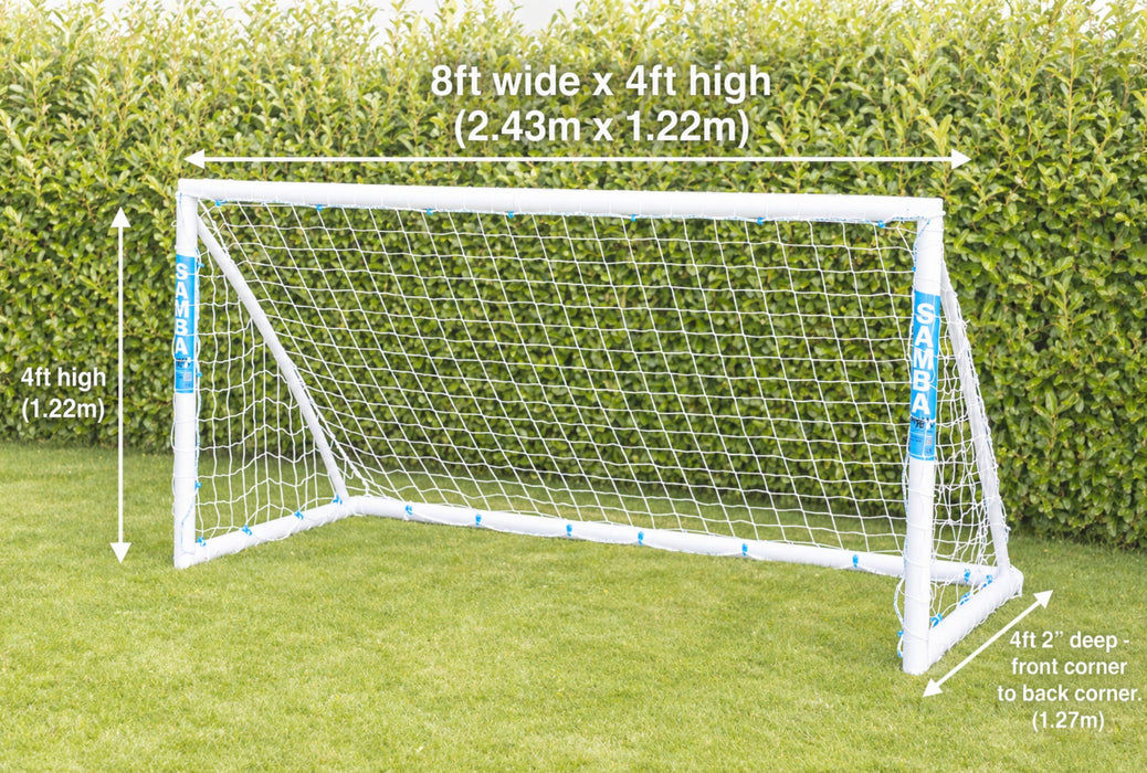 Samba Play 8ft x 6ft Garden Football Goal
