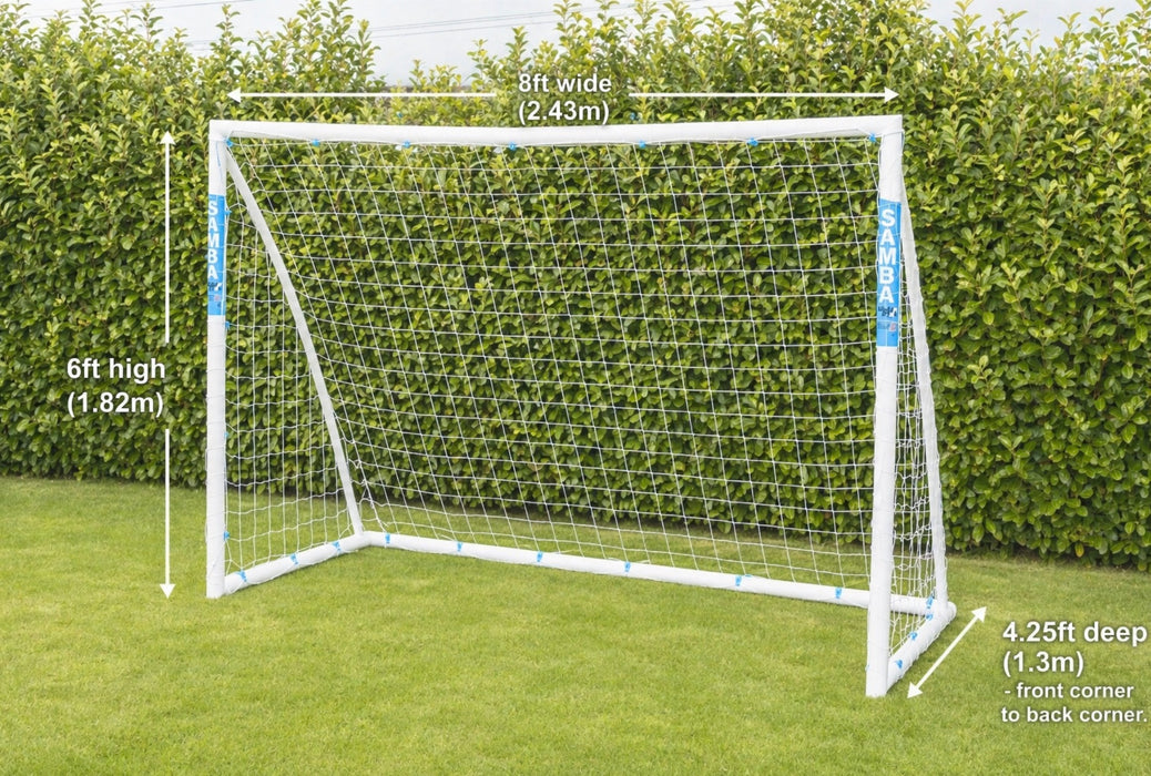Samba Play 8ft x 6ft Garden Football Goal