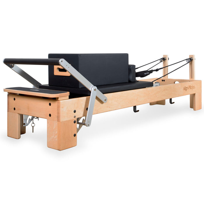 Align-Pilates M8-Pro Maple Wood Pilates Reformer with Sitting Box