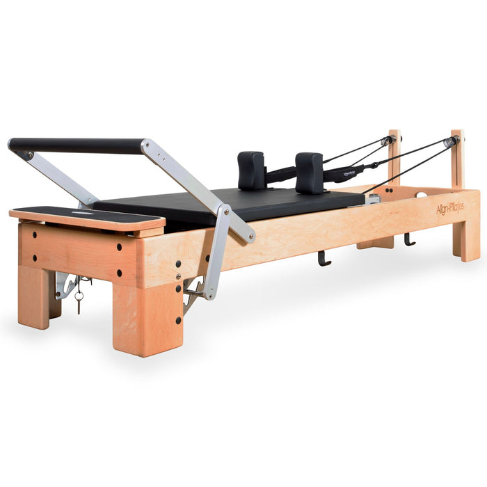 Align-Pilates M8-Pro Maple Wood Pilates Reformer with Sitting Box