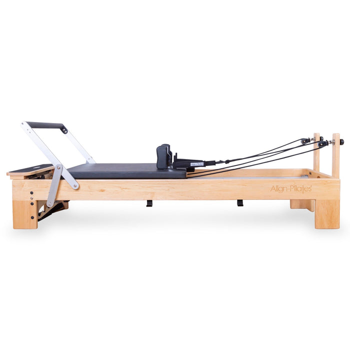 Align-Pilates M8-Pro Maple Wood Pilates Reformer with Sitting Box