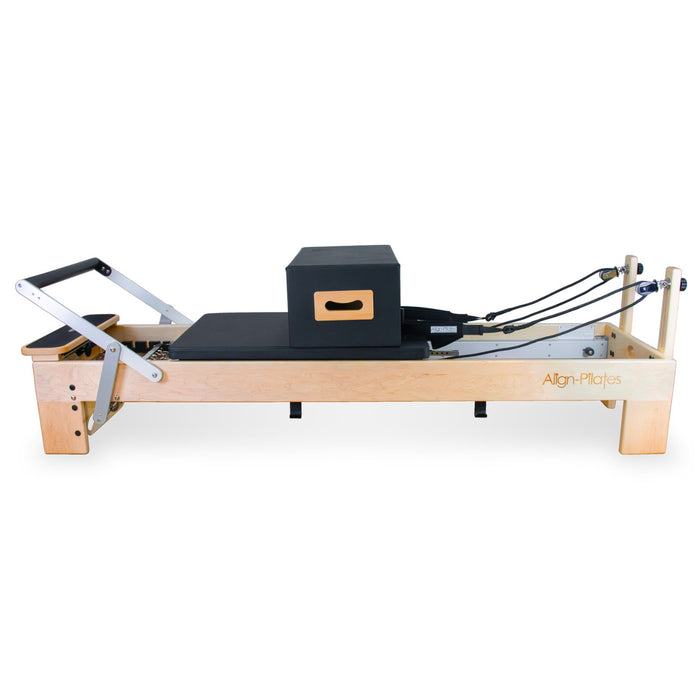 Align-Pilates M8-Pro Maple Wood Pilates Reformer with Sitting Box