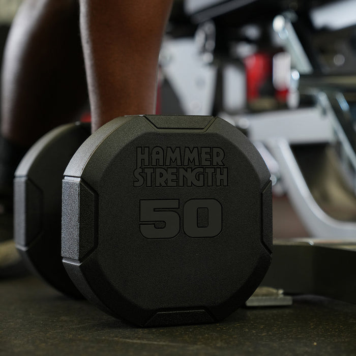 Hammer Strength Premium Rubber Dumbbells - Pairs
