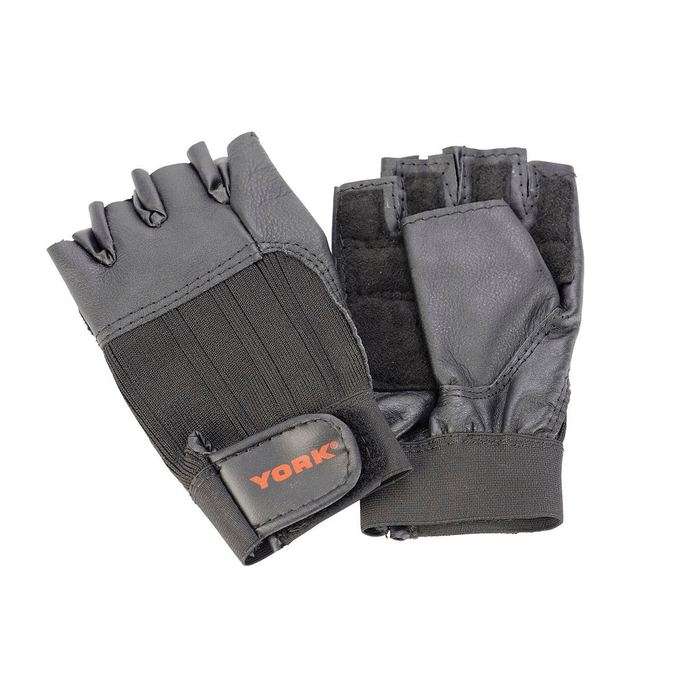 York Leather Weight Lifting Gloves