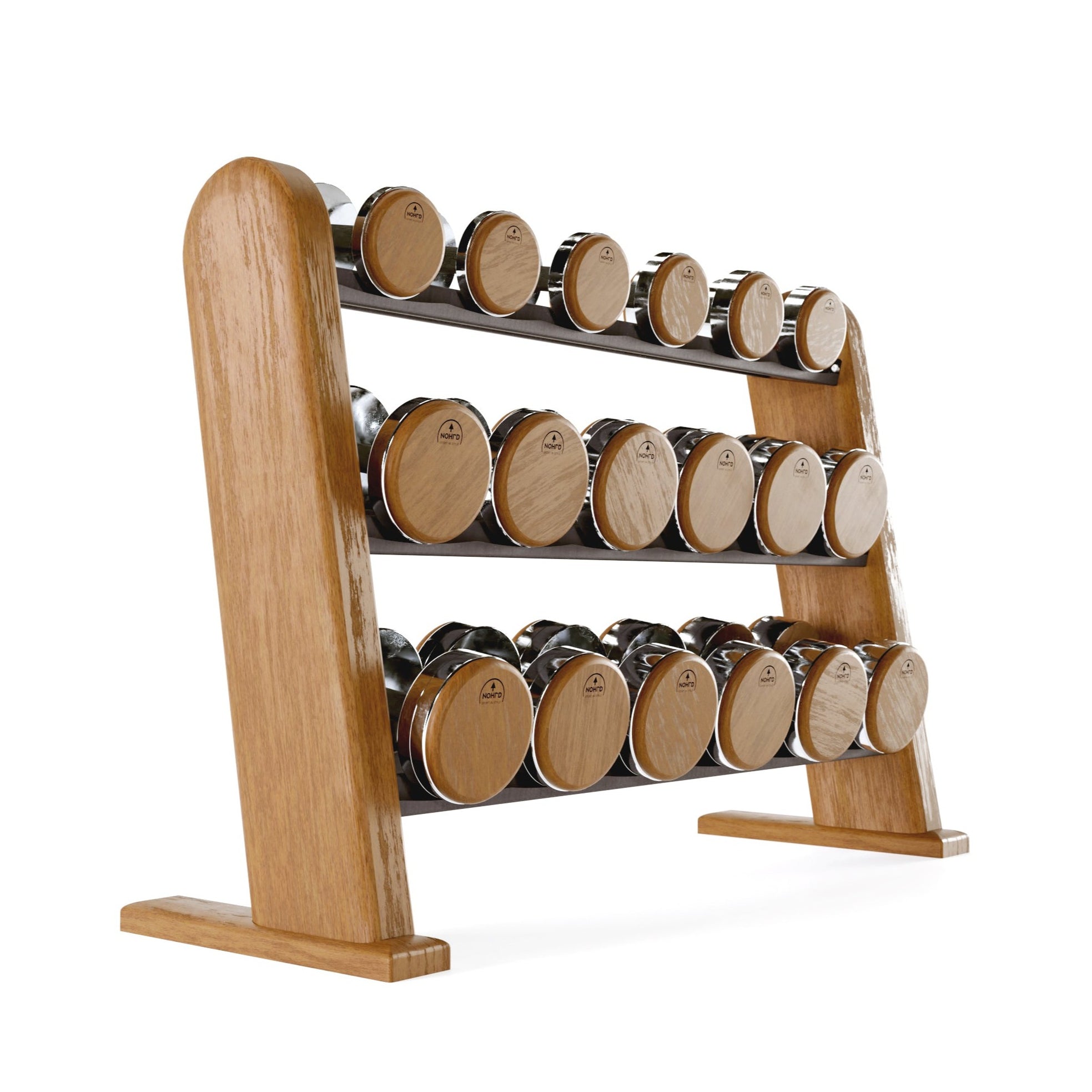 WaterRower NOHrD Dumbbells Set and Rack — Best Gym Equipment