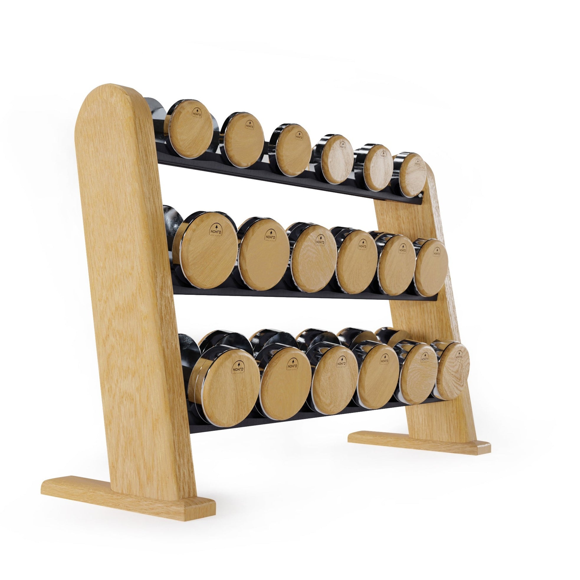 WaterRower NOHrD Dumbbells Set and Rack — Best Gym Equipment