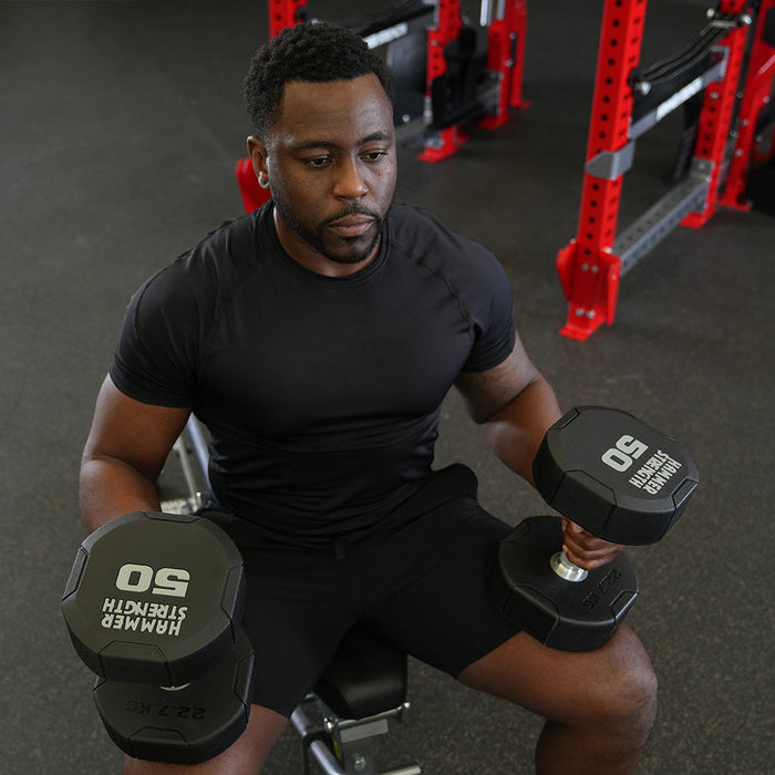 Hammer Strength Urethane Dumbbells - Sets