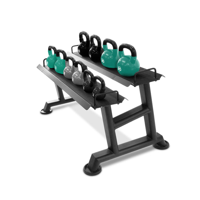 Physical Company 10 Vinyl Kettlebell Set with Rack