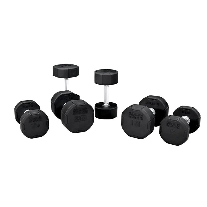 Hammer Strength Premium Rubber Dumbbells - Pairs