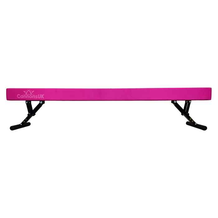 Cannons Solid 8ft Gymnastics Beams with folding adjustable legs