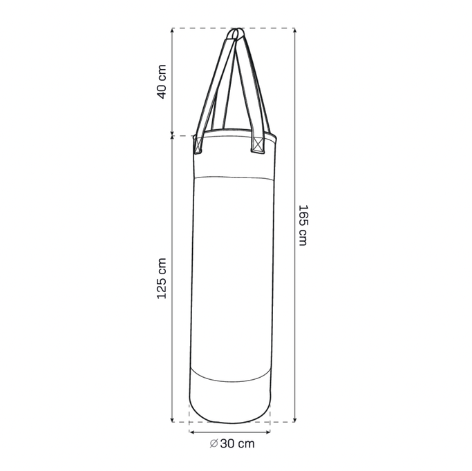 YA'Fight Hanging Punch Bag