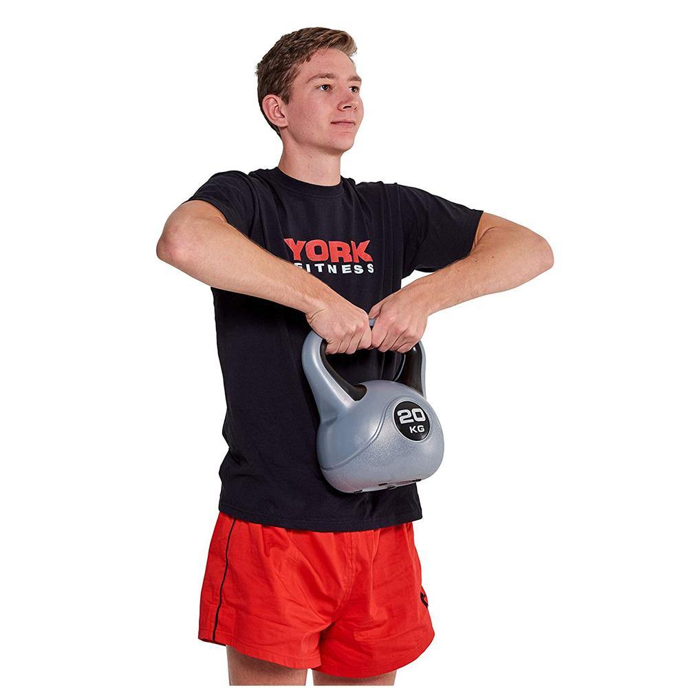 York Vinyl Kettlebells up to 20KG Best Gym Equipment