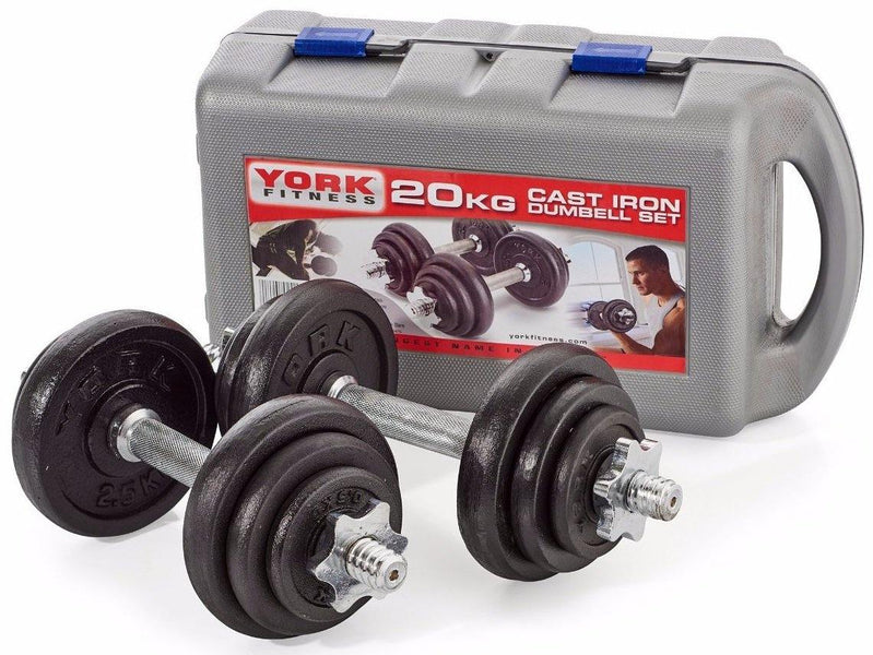 york ダンベル セット 20kg 各10kg york ダンベル セット 20kg 各10kg york ダンベル セット 20kg 各10kg