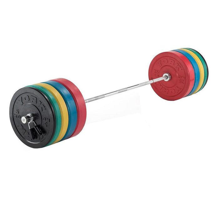 York Coloured Olympic Rubber Bumper Plates (Up to 25kg) - Best Gym Equipment